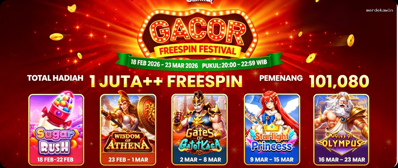 Login merdekawin Sekarang Bonus Melimpah